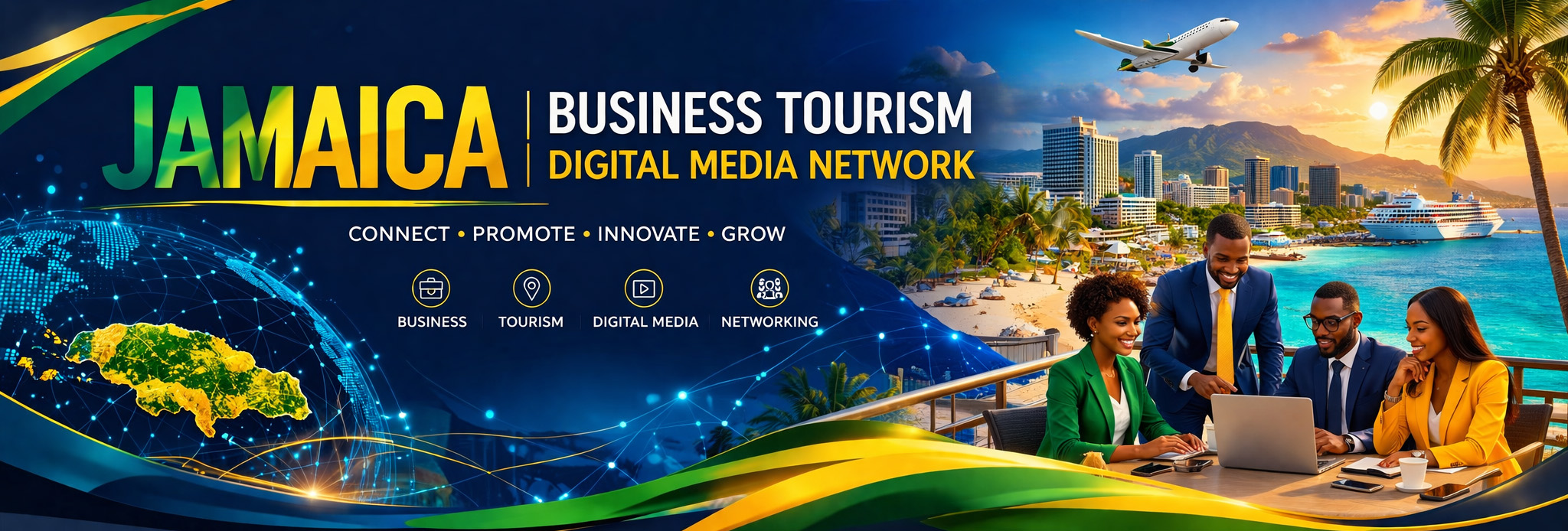 Jamaica Business Tourism Digital Media Network